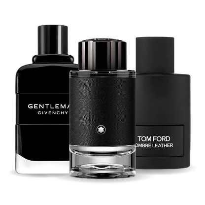 Tom Ford Ombre Leather, Givenchy Gentleman, Montblanc Explorer