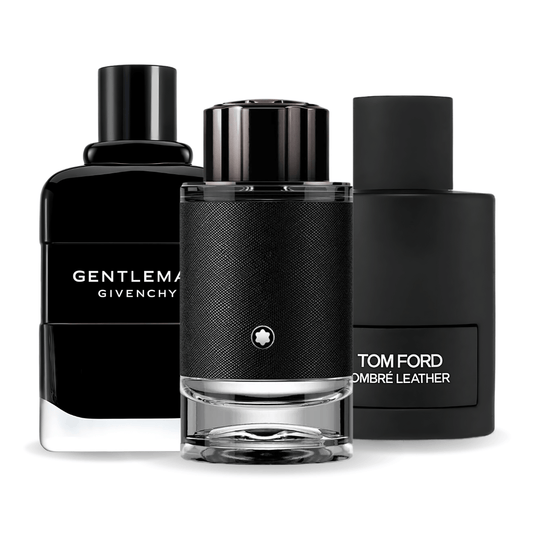Tom Ford Ombre Leather, Givenchy Gentleman, Montblanc Explorer