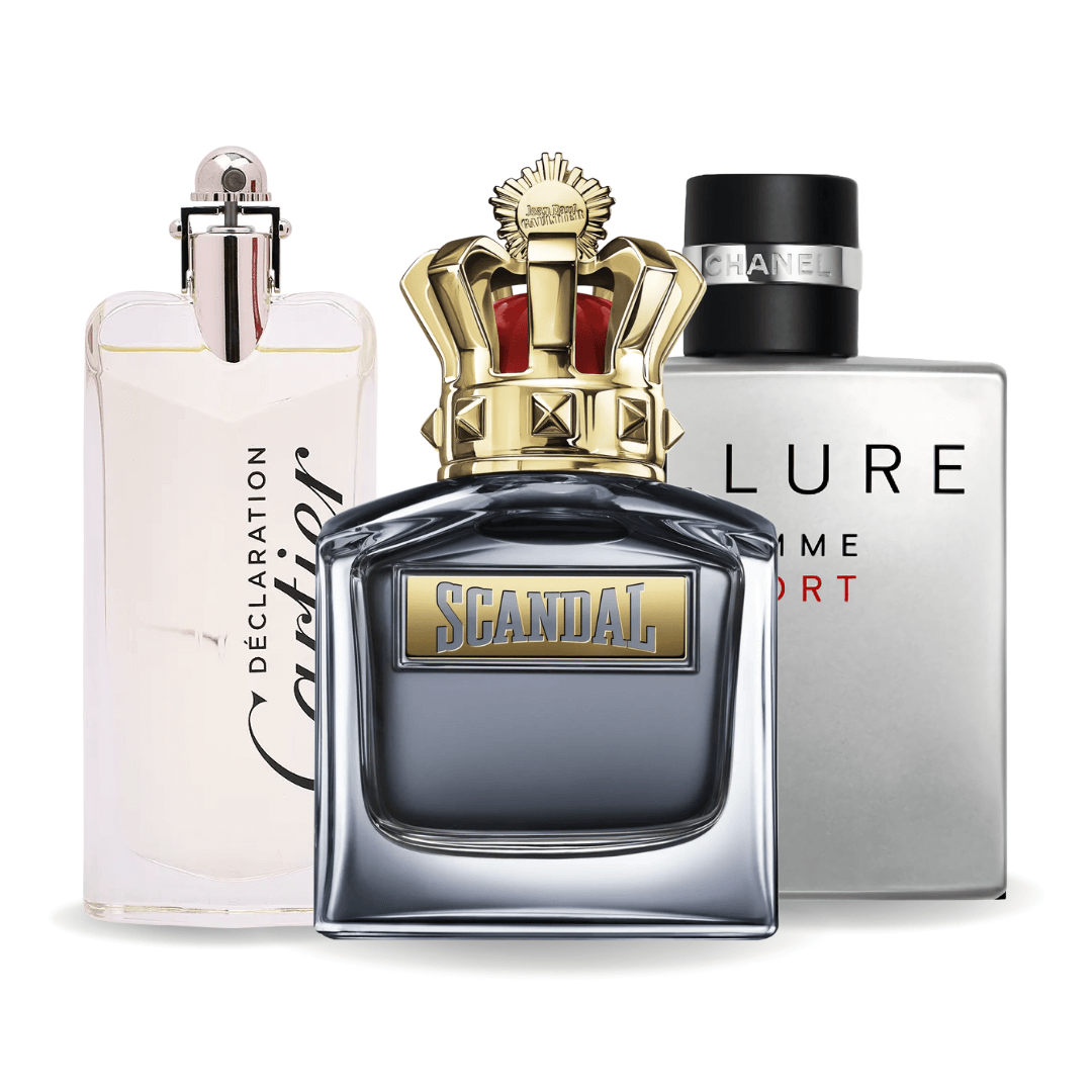 Sada 3 parfumov Allure Homme Sports, Jean Paul Gaultier Scandal, Cartier Declaration 100 ml